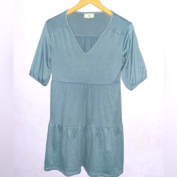 Ivy Sage Ruffle Dress - Picture 3 of 5